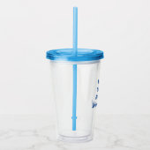 Inspirerende tumbler acryl drinkbeker (Rechts)