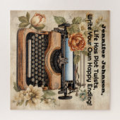 Inspirerende  Typewriter Puzzel (Horizontaal)