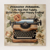 Inspirerende  Typewriter Puzzel (Verticaal)