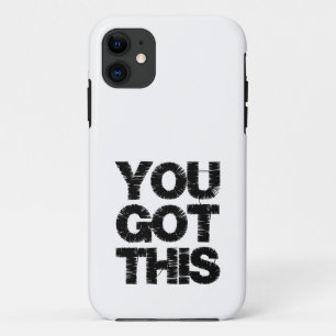 Inspirerende typografie citaat zwart wit Case-Mate iPhone case