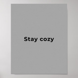 Inspirerende typografie muurkunst poster