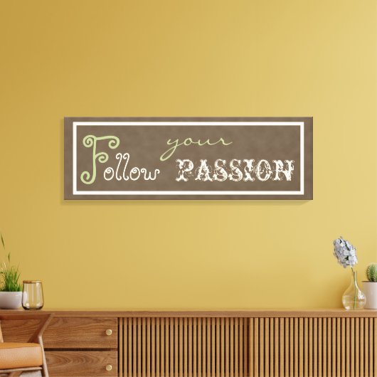 Inspirerende Uitspraken Cadeau Verpakt Canvas Prin Afdruk (Insitu (Woonkamer))
