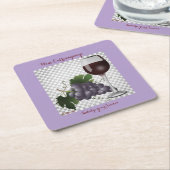 Inspirerende vintage acrylen onderzetters (Schuin)