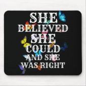 Inspirerende vlinder muismat (Voorkant)