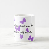 Inspirerende Vlinder Toekomst Citat Geschenk Mok (Center)