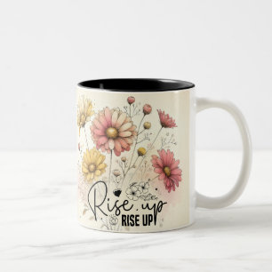 Inspirerende Vlinder Wrap Tweekleurige Koffiemok