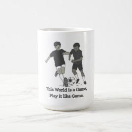 Inspirerende voetbal T-shirt voor kinderen Koffiemok