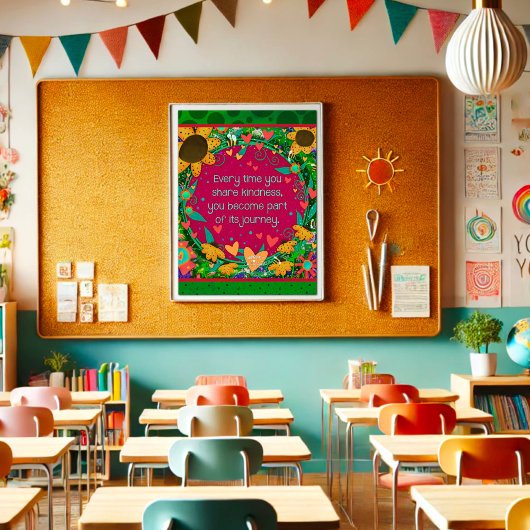 Inspirerende vriendelijkheid Quote Classroom Inspi Poster