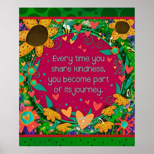 Inspirerende vriendelijkheid Quote Classroom Inspi Poster (Voorkant)