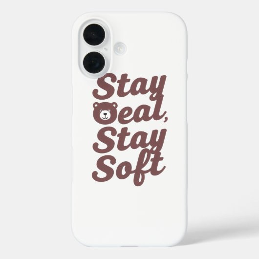 Inspirerende vriendelijkheidsquote met knuffelbeer Case-Mate iPhone case (Achterkant)
