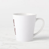 Inspirerende vriendelijkheidsquote met knuffelbeer latte mok (Rechts)
