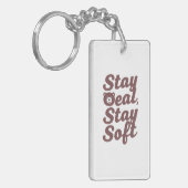 Inspirerende vriendelijkheidsquote met knuffelbeer sleutelhanger (Voorkant Links)
