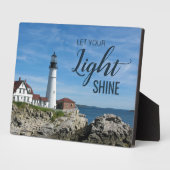 Inspirerende vuurtorenquote  fotoplaat (Zijkant)