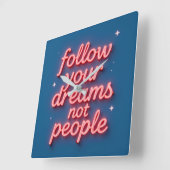 Inspirerende wandklok (Hoek)