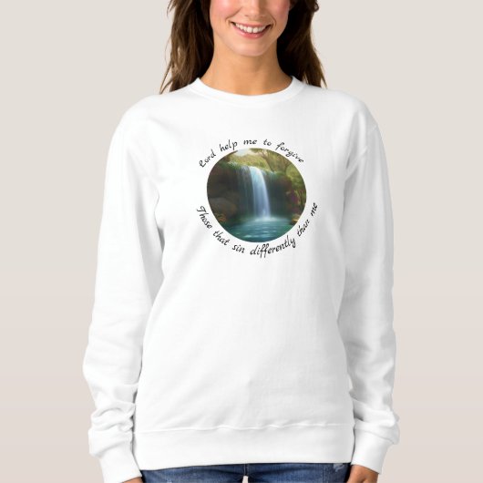 Inspirerende Waterval Sweatshirt (Voorkant)