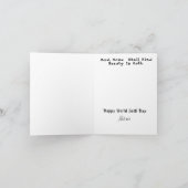 Inspirerende Wereld Goth Dag Kaart (Binnen)