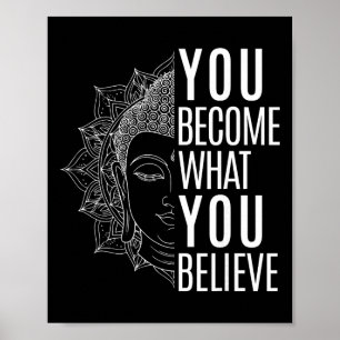 Inspirerende Wet van Aantrekking Citaat Boeddha Sp Poster