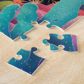 Inspirerende Woestijn Zelfvertrouwen Legpuzzel (Zijkant)