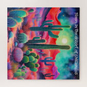 Inspirerende Woestijnbloei Legpuzzel (Horizontaal)