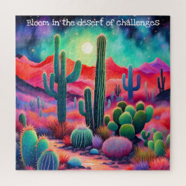 Inspirerende Woestijnbloei Legpuzzel