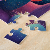 Inspirerende woestijnkracht legpuzzel (Zijkant)