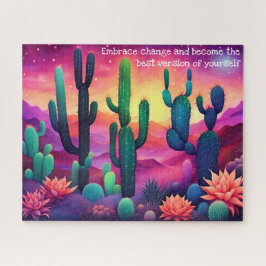 Inspirerende Woestijntransformatie Legpuzzel