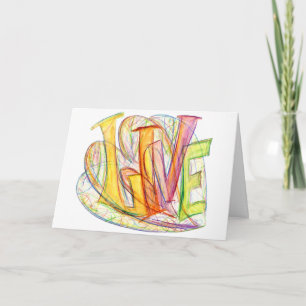 Inspirerende Woord Live Kunstkaart Kaart