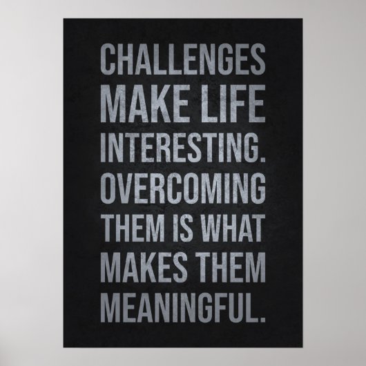 Inspirerende woorden - Motivatie Poster (Voorkant)