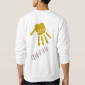 Inspirerende woorden voor Little Hearts Trui (Achterkant)