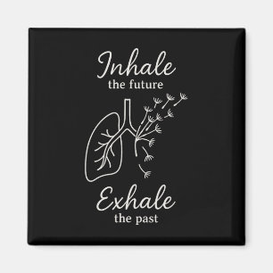 Inspirerende Yoga Meditatie Adem Inademen Uitademe Magneet