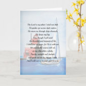 Inspirerende zeilvers met vuurtoren kaart (Gele Bloem)