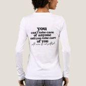 Inspirerende Zelfzorg Tri-Blend Shirt (Achterkant)