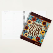 Inspirerende Zero Days  Bloemen gepersonaliseerd Planner (Display)