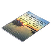 INSPIRERENDE ZONSONDERGANG GENESIS 1:3 FOTOONTWERP NOTITIEBOEK (Linkerzijde)