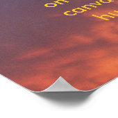 Inspirerende zonsondergang poster (Hoek)