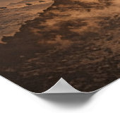 Inspirerende Zonsopgang Berg Poster (Hoek)