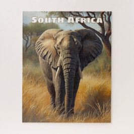 Inspirerende Zuid-Afrika Olifant Natuur Legpuzzel