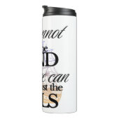 Inspirerende zwart-wit grafische Vintage Thermosbeker (Geroteerd rechts)