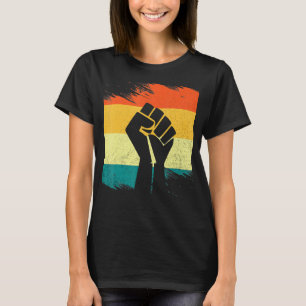 Inspirerende zwarte leiders - Krachtige zwarte han T-shirt
