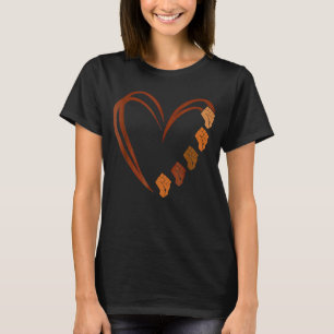 Inspirerende zwarte leiders - Krachtige zwarte han T-shirt