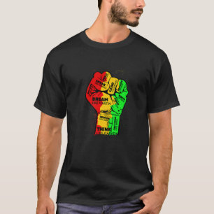 Inspirerende zwarte leiders - Krachtige zwarte han T-shirt