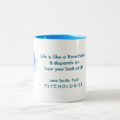 Inspiring Blue Psychology Life is a Rorschach: It Tweekleurige Koffiemok (Center)