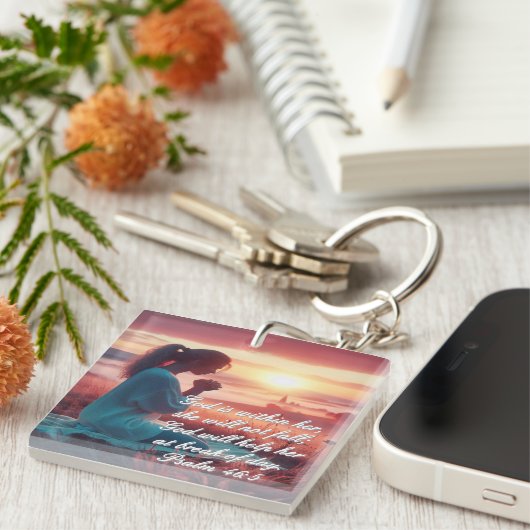 'Inspiring Faith' Acryl Sleutelhanger (Voorkant Rechts)