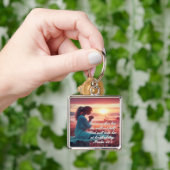 'Inspiring Faith' Premium Square Sleutelhanger (Hand)