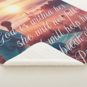 'Inspiring Faith' Sherpa Blanket Deken (3/4)