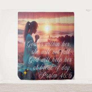 'Inspiring Faith' Tapestry Wandkleed