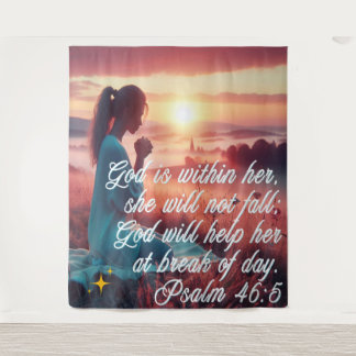 'Inspiring Faith' Tapestry Wandkleed