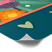 Inspiring Floral Fresh Starts Quote Poster (Hoek)