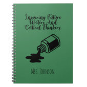Inspiring Future Writers Critical Thinkers Teacher Notitieboek (Voorkant)