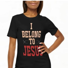 inspiring idea I belong to Jesus T-shirt